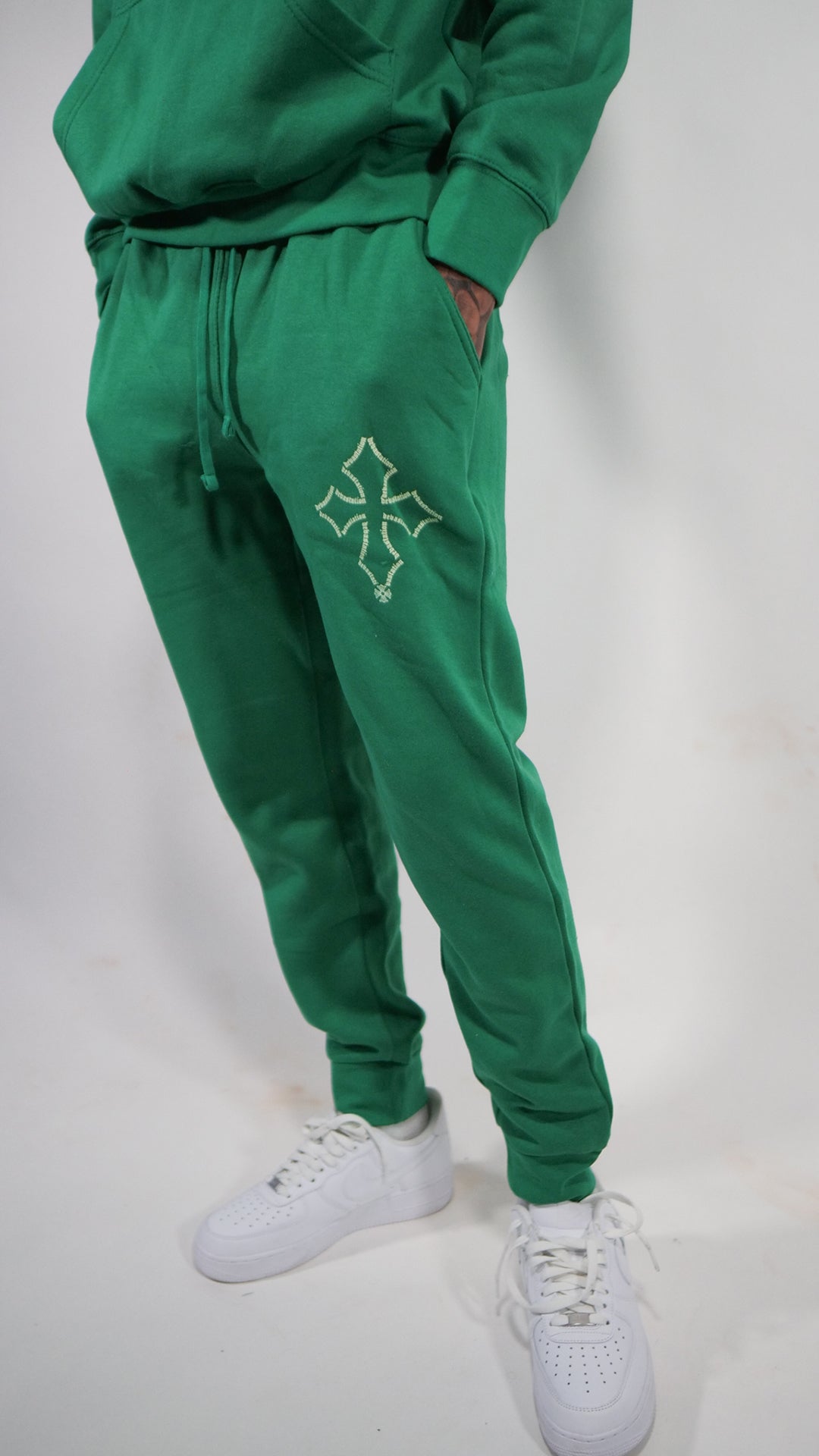 Green Devastation Sweat Pants