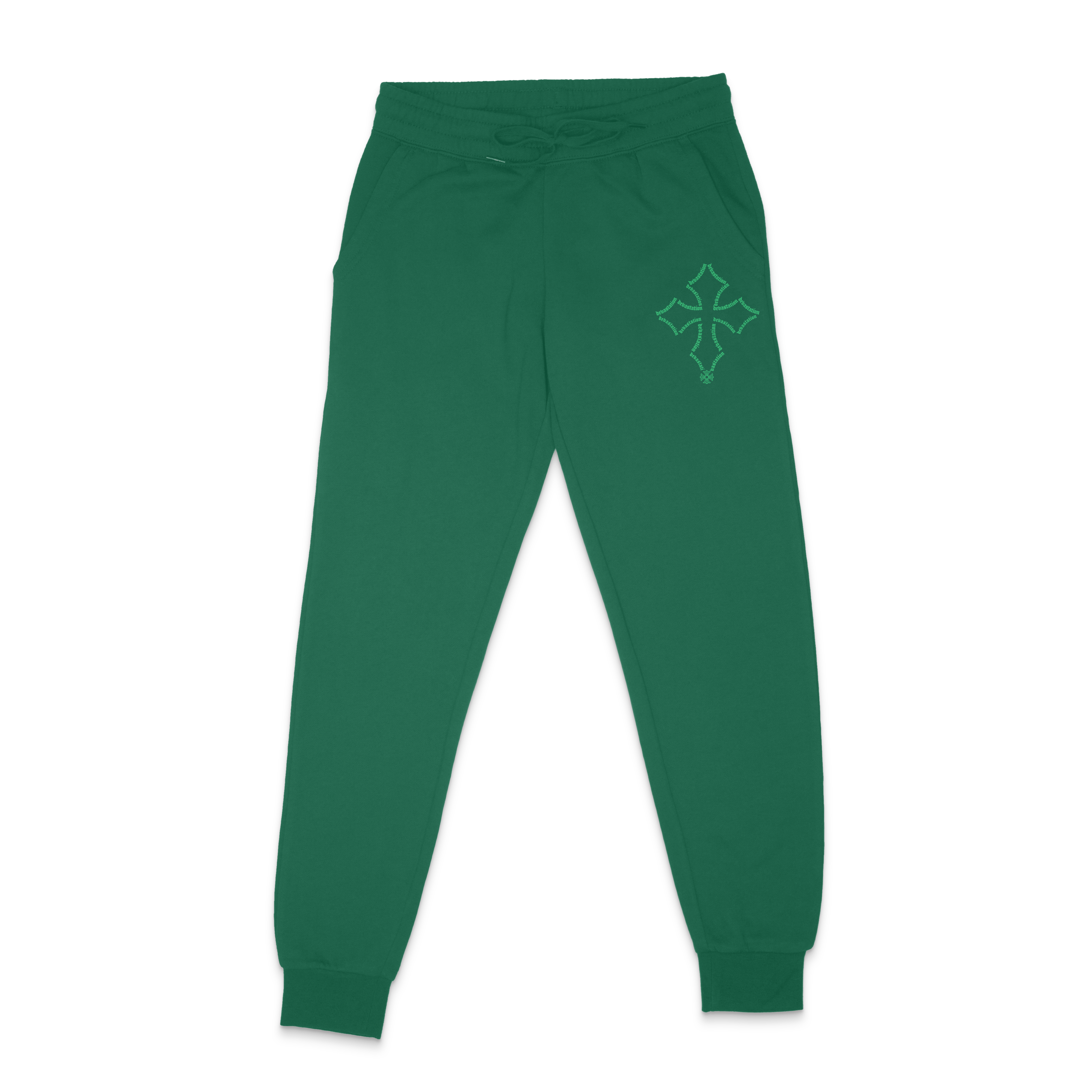Green Devastation Sweat Pants