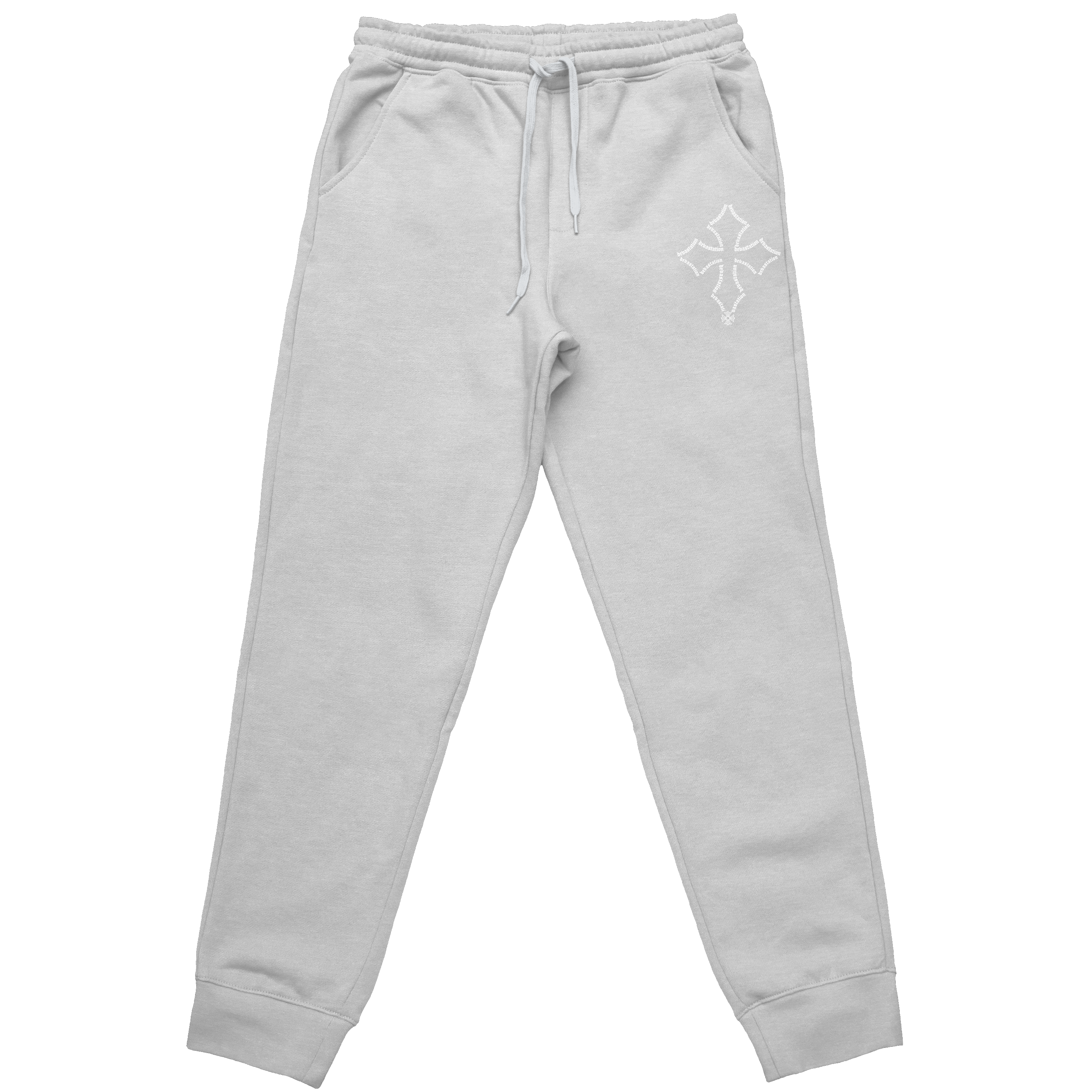 Gray  Devastation Sweat Pants