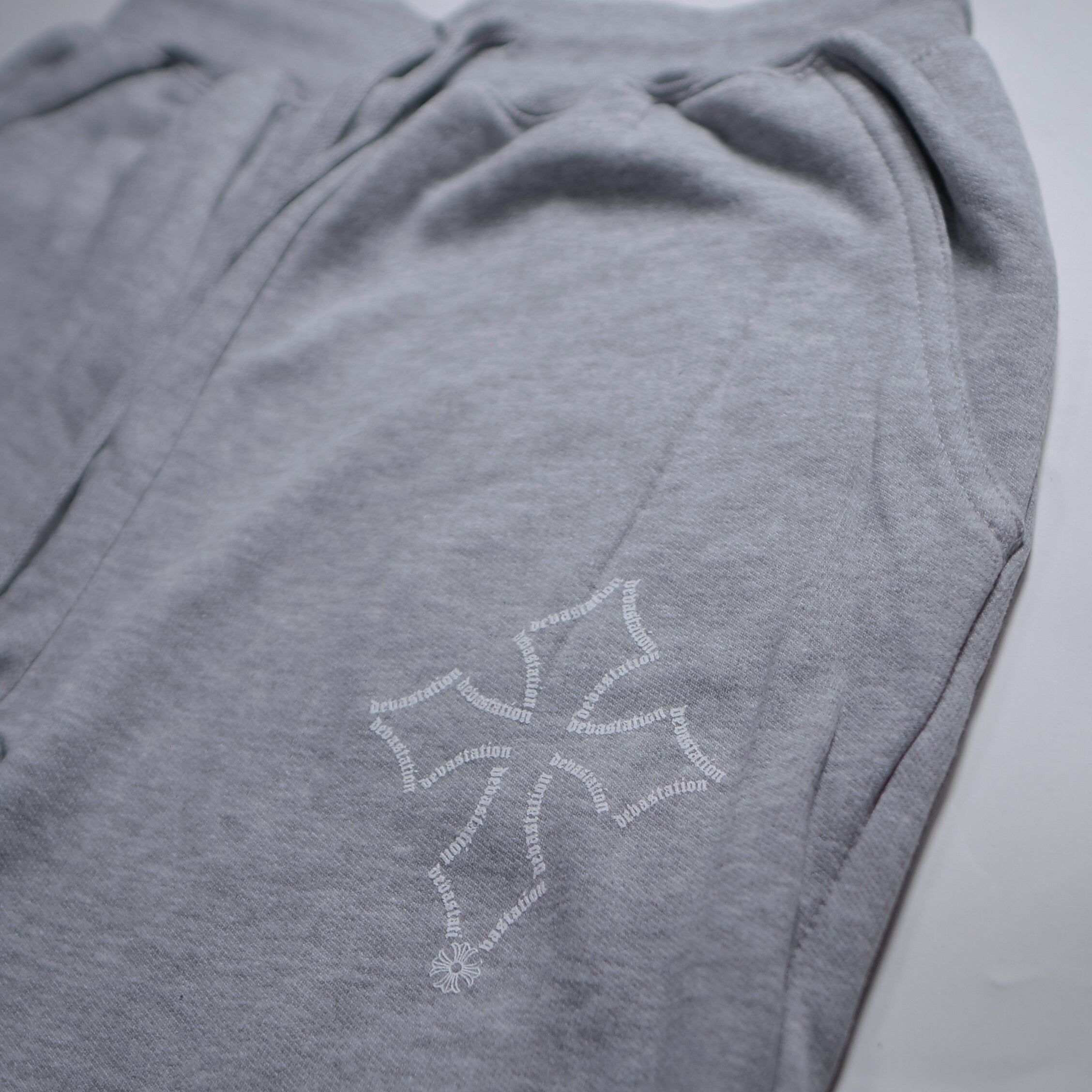 Gray  Devastation Sweat Pants
