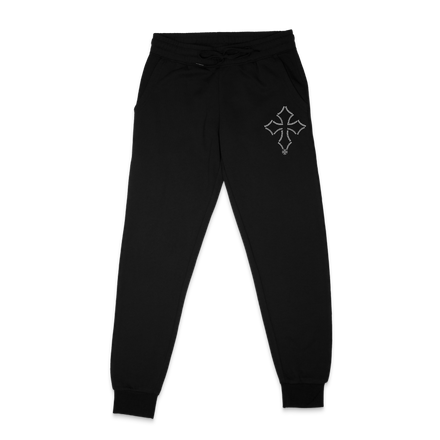 Black Devastation Sweat Pants