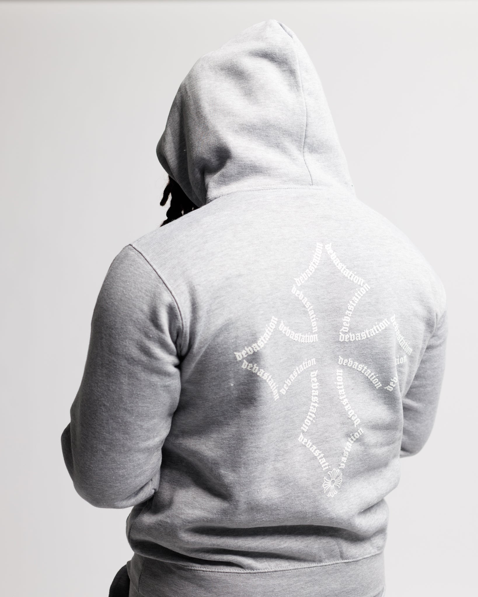 Gray Devastation Hoodie