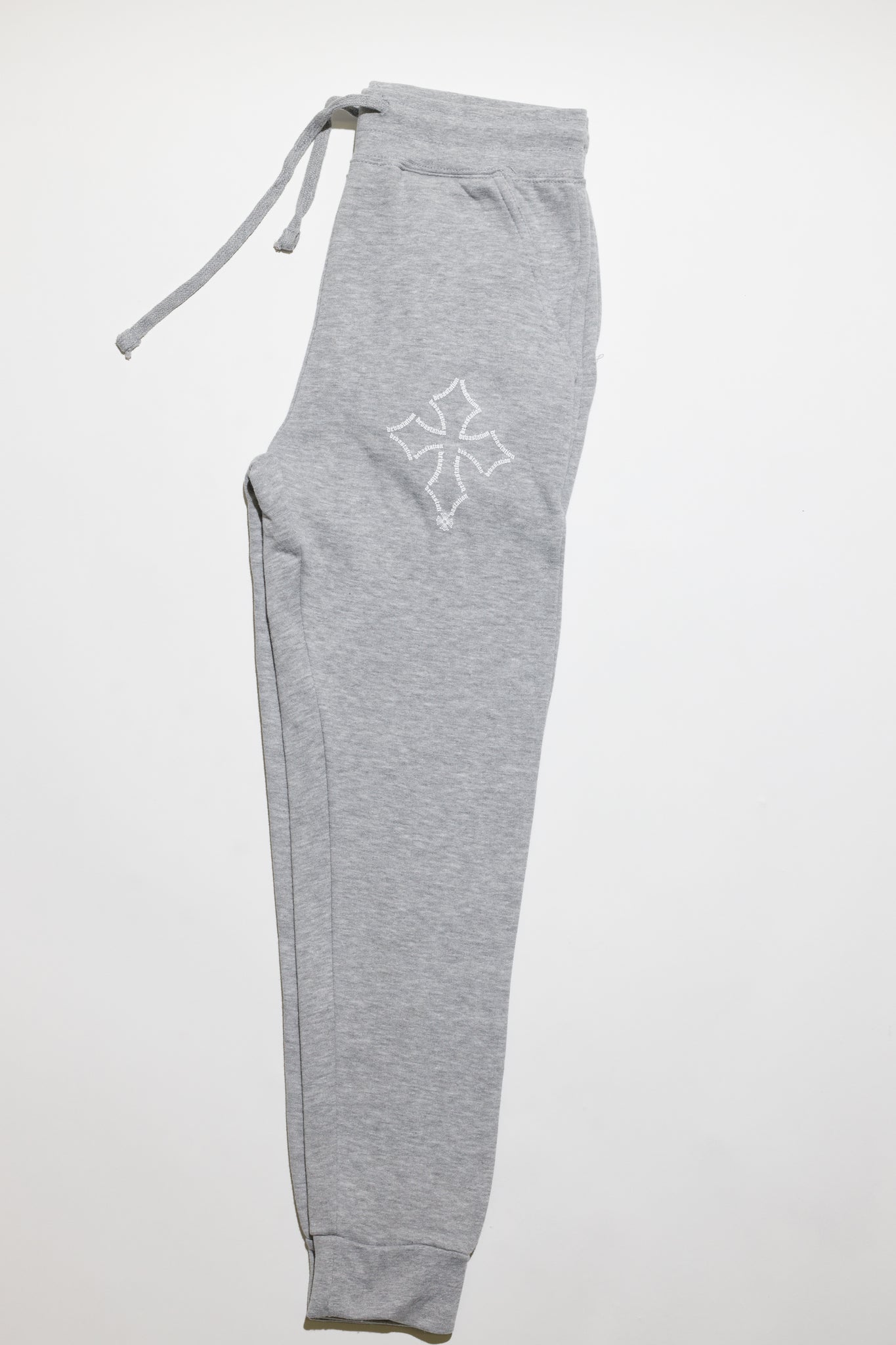 Gray  Devastation Sweat Pants